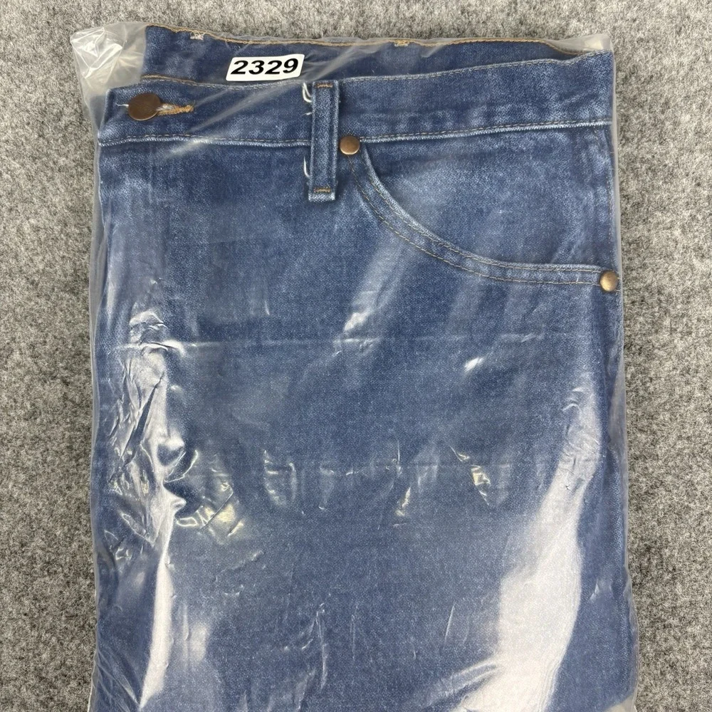 Wrangler Cowboy Cut Jeans Mens 36x30 Medium Wash Western 13MWZ Blue Denim Casual